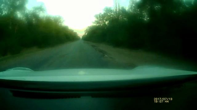 Пожар на трассе Володарск - Мариуполь