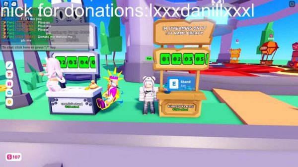 PLS DONATE AFK STREAM! EARNING ROBUX IN PLS DONATE ON STREAM! ROBLOX PLS DONATE