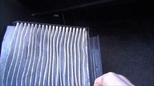 Nissan Note  замена салонного  фильтра