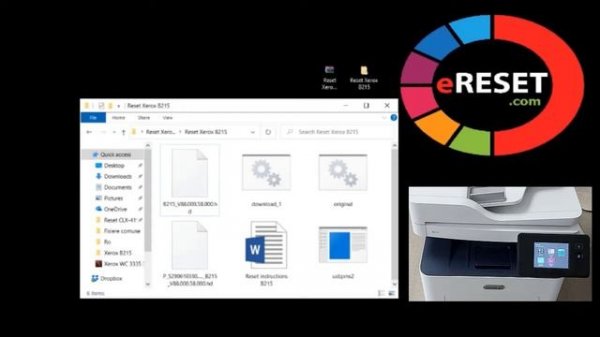 Reset resoftare Xerox B215 fix firmware - Easy Way