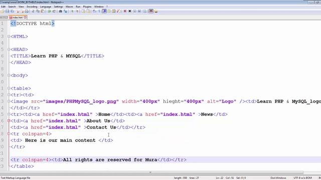 How to use include file in PHP смотреть онлайн