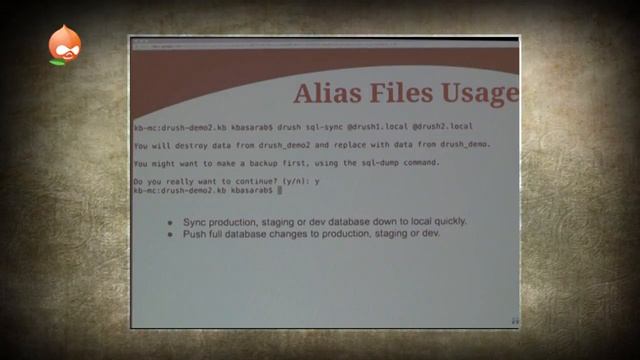 DCATL 2012 - Speeding up Drupal development with Drush смотреть онлайн