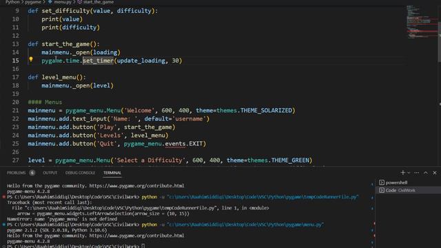 Creating a Menu System in Pygame (The easy way) смотреть онлайн