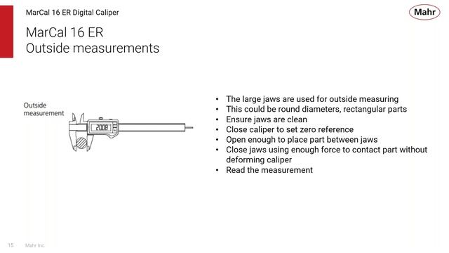 Mahr's July Special Offer Webinar - MarCal 16 ER Digital Caliper смотреть онлайн