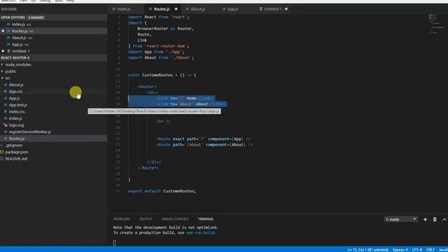React JS In Urdu / Hindi ~ React Router v4 In Urdu / Hindi (4 of 8) смотреть онлайн