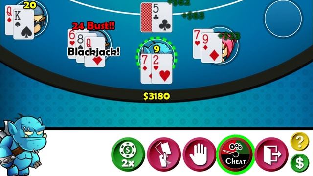 Cheaters Blackjack 21 - Quick Demo смотреть онлайн