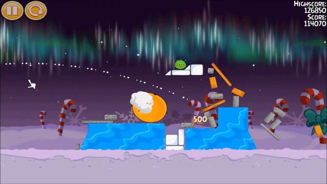 Angry Birds Seasons Winter Wonderham Level 6 / 3 stars смотреть онлайн