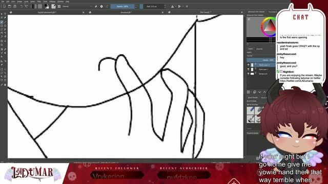 [EN/ESP Vtuber] Let's chill and draw !discord !lurk смотреть онлайн