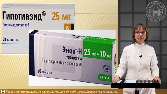 2 №9 МОЧЕГОННЫЕ ЛП (ДИУРЕТИКИ) смотреть онлайн