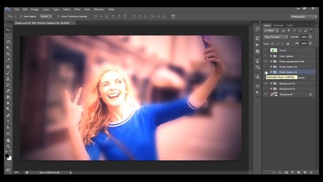 Advanced Soft Focus Photoshop Action Video Tutorial смотреть онлайн