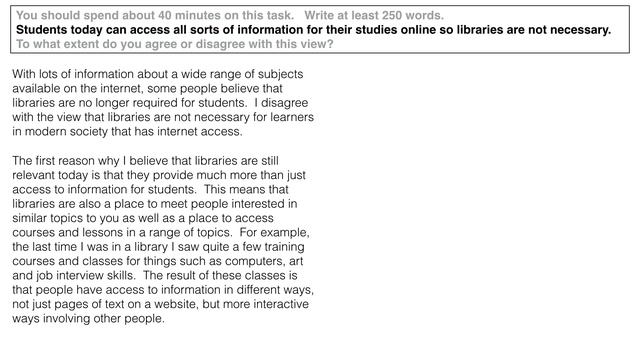IELTS Writing Example Task 2 Opinion Essay смотреть онлайн