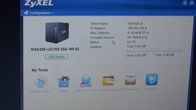 Instalarea si configurarea Zyxel NSA 325 v2 смотреть онлайн