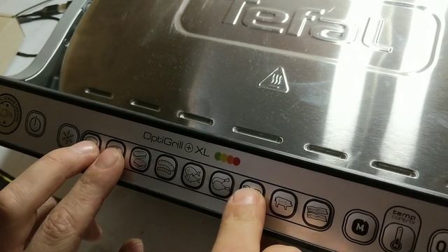 Tefal Optigrill XL GC722d34 recalibration смотреть онлайн