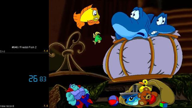 Freddi Fish 2 Speed Run - (0:26.9) смотреть онлайн