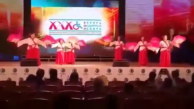Китайский танец. Ансамбль инвалидов "Эрэл". Мегино-Кангаласский улус. смотреть онлайн
