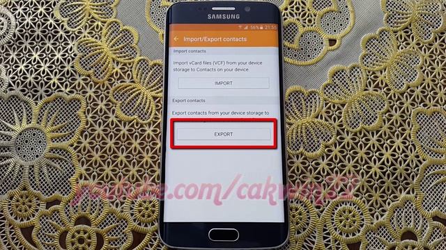 How to Export contacts on Samsung Galaxy S6 or S6 Edge смотреть онлайн