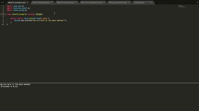 Basic JFrame Window in Java смотреть онлайн