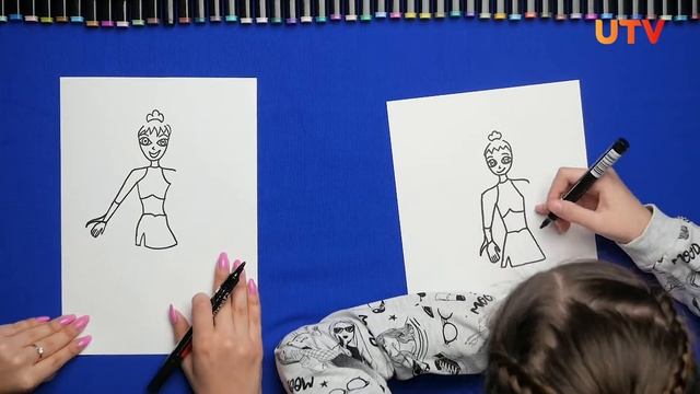 Рисуем вместе БЛУМ из мультсериала "КЛУБ ВИНКС" смотреть онлайн