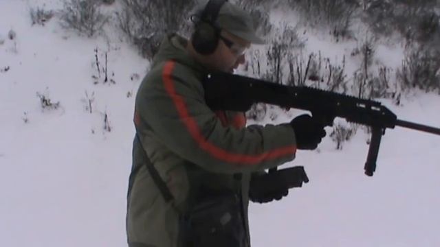 Испытания Bullpup на Сайгу 12 от ООО 