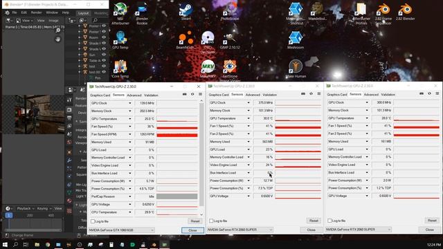 PCIe Single Lane Bandwidth Usage Cycles Rendering Blender Test смотреть онлайн