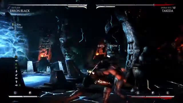 Mortal Kombat X Erron Black Outlaw 33% Mid Screen Combo 1 Bar смотреть онлайн
