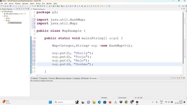 How to Create Map Object ? Create Map Object put some element on it and iterate one by one . смотреть онлайн