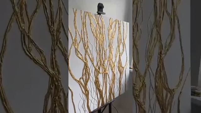 Шикарная картина рельеф для интерьера Современный Люкс ! смотреть онлайн