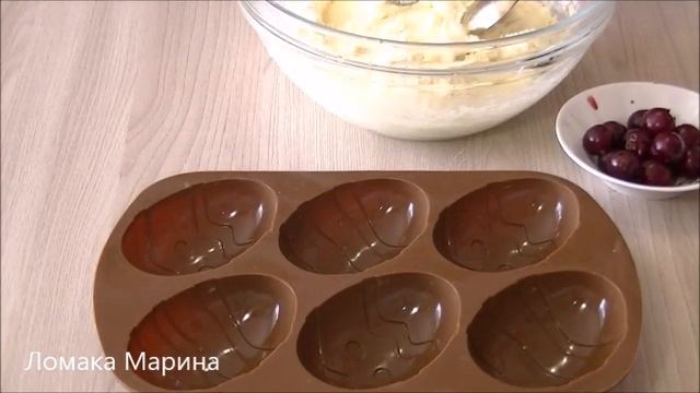 ?Творожники с вишнями, без муки- в духовке. смотреть онлайн
