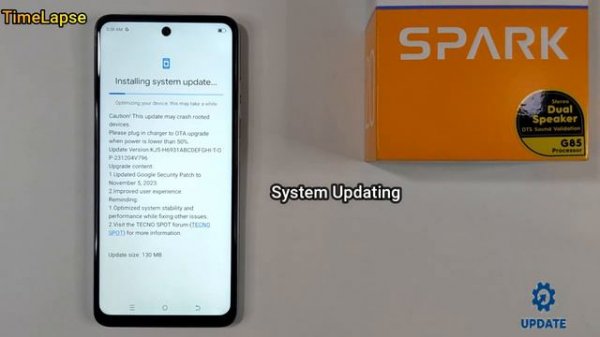 Tecno Spark 20 | Software update, New Version, Android 13 Version System update