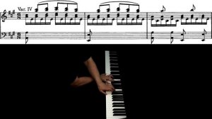 Mozart - Sonata 11 - Mov. 1 -  Theme and variations - K.331 - in A Major. (1/3)