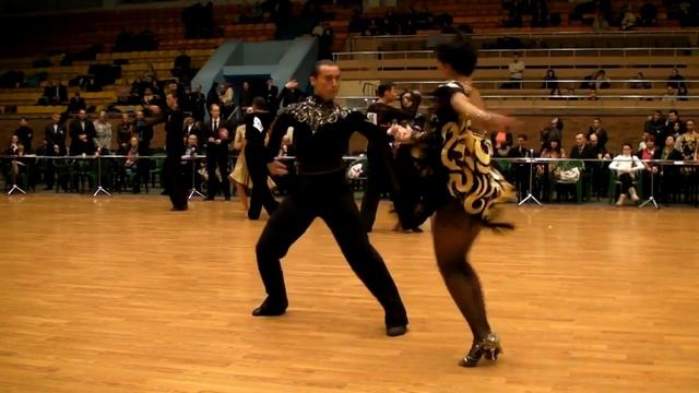 «Happy Old New Year 2012» 11 латина молодёж+взрослые, бальные танцы, ballroom dancing смотреть онлайн