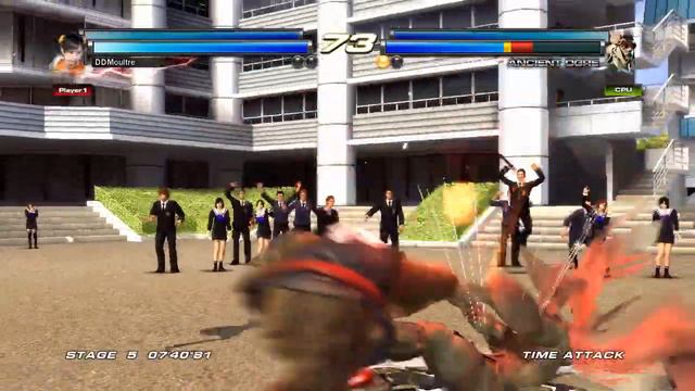 Tekken Tag Tournament 2: Kuma/Ling Xiaoyu Gameplay смотреть онлайн