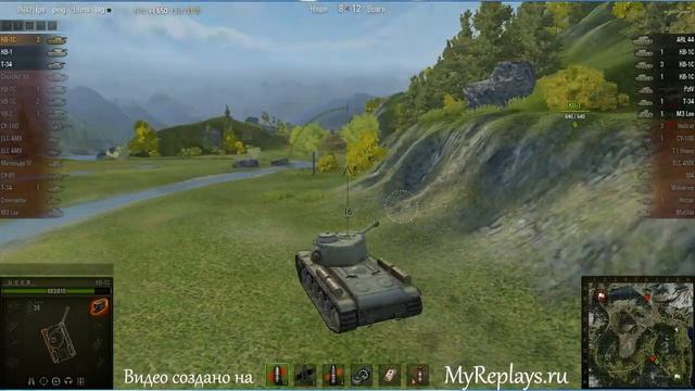 WOT: Перевал - КВ-1С - 9 фрагов - смотреть онлайн