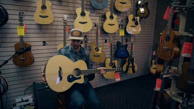 Alvarez AB60CE Acoustic Bass Guitar смотреть онлайн