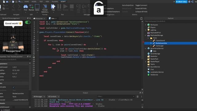 How to Make a Tool Saving System in Roblox | Roblox Studio Data Store Tutorial смотреть онлайн