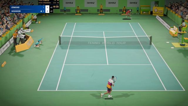 Tennis World Tour 2 - Kyle Edmund Vs Kei Nishikori - Gameplay (ПК)