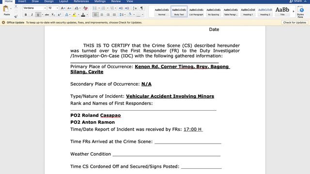FIRST RESPONDER'S REPORT MADE EASY смотреть онлайн