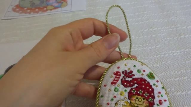 Вышивка крестом: Новогодние игрушки котики смотреть онлайн