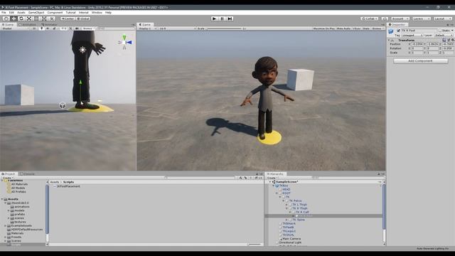 REALISTIC Foot Placement Using IK in Unity смотреть онлайн