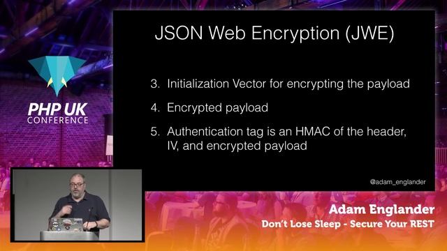 PHP UK Conference 2017 - Adam Englander - Don’t Lose Sleep, Secure Your REST смотреть онлайн