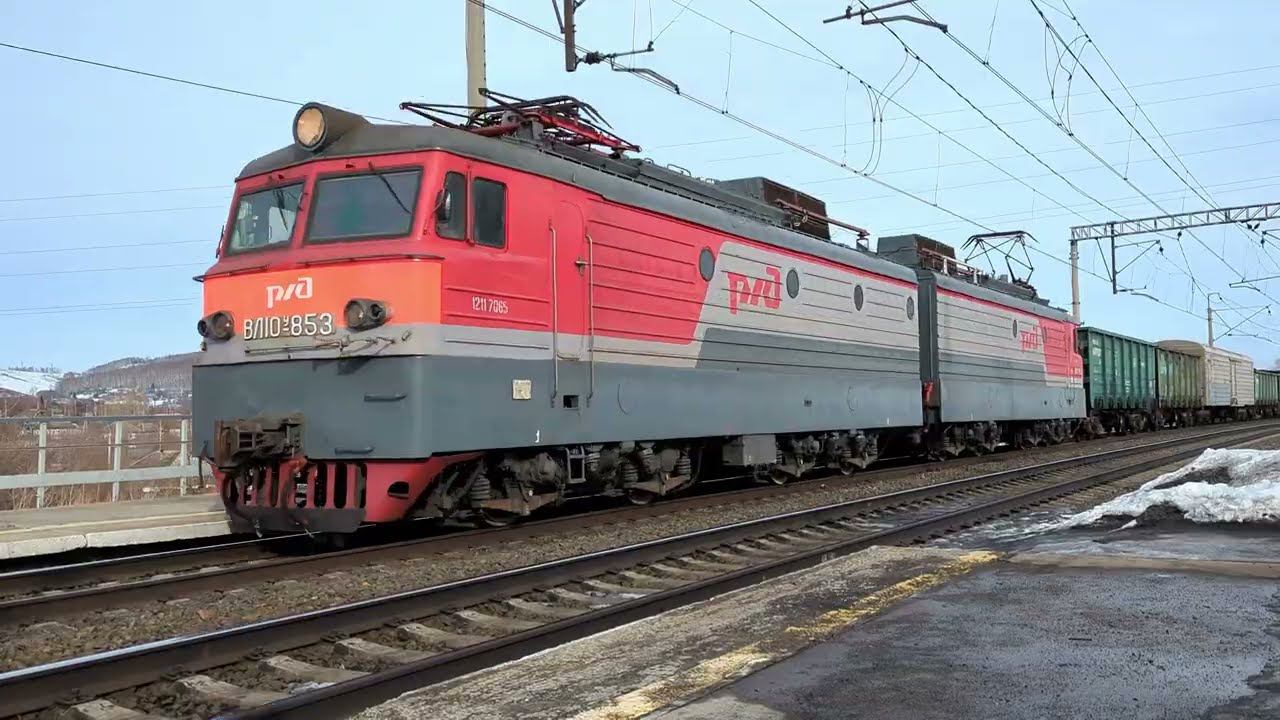 Электричка от Зенковского парка до Новокузнецка. Южная сторона. 4k Video, 4к видео.