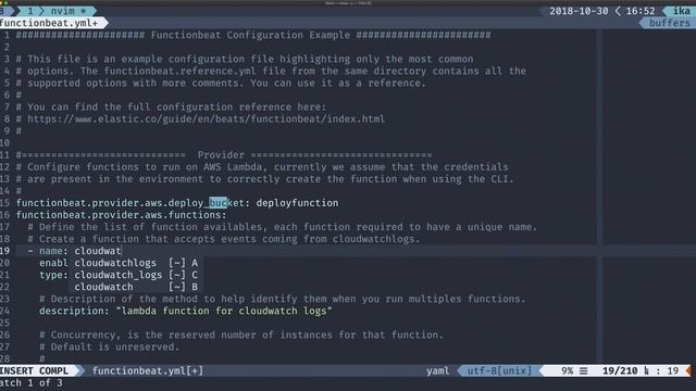 Functionbeat Demo with CloudWatch смотреть онлайн
