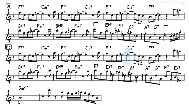 Harlem Nocturne '77 (Sam Taylor) - Easy Solo Example for Tenor Sax смотреть онлайн