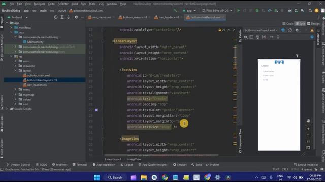 Navigation Drawer + Bottom Navigation + Bottom Sheet Dialog in Android Studio | All in one app | UI смотреть онлайн