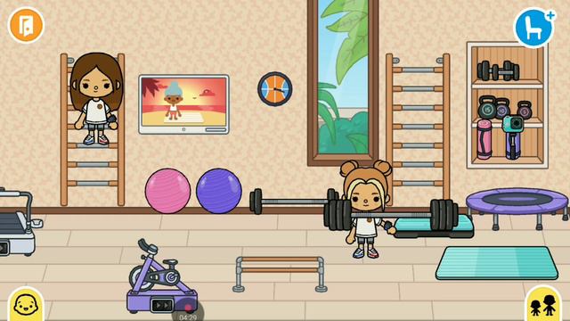 Новый спортзал//тока бока//тока лиса//тока ворлд//#токабока // смотреть онлайн