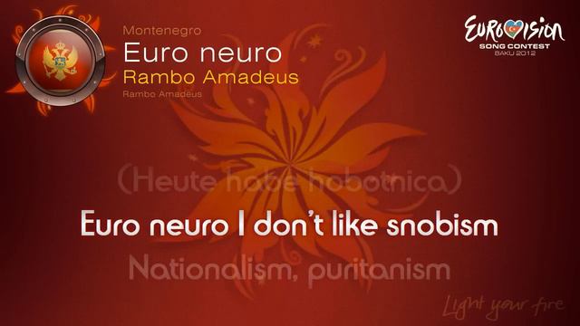 Rambo Amadeus - "Euro Neuro" (Montenegro) смотреть онлайн