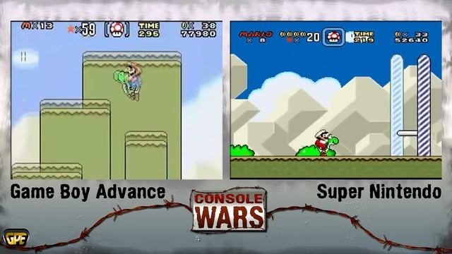 Console Wars - Game Boy Advance vs Super Nintendo - Super Mario World смотреть онлайн