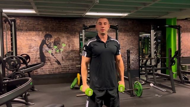 Сгибание рук на бицепс с гантелями с супинацией кисти — техника выполнения упражнения смотреть онлайн