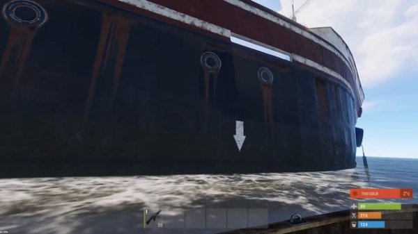 Rust - Грузовой корабль! Первый обзор! Cargo ship!