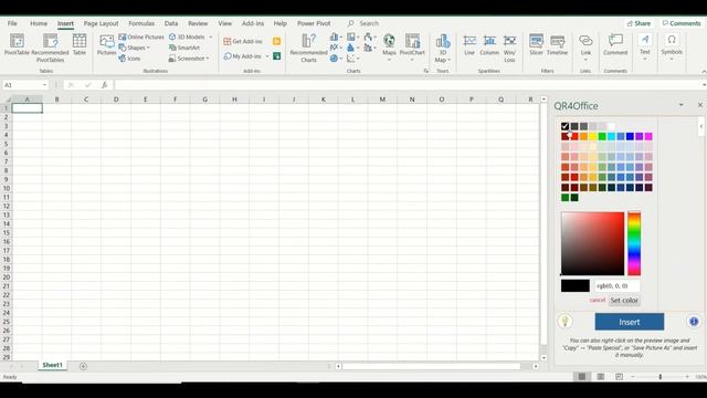 Making QR Code on Microsoft Excel смотреть онлайн